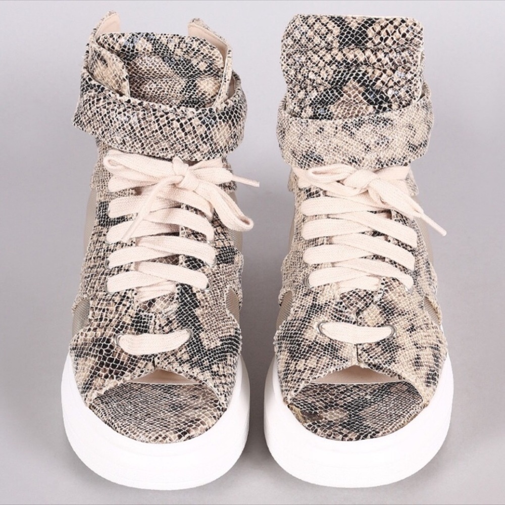 NEW PYHTON PRINT HIGH TOP SNEAKER SANDAL - Picture 3 of 8